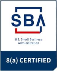U.S. Small Business Administration 8(a) Certified seal
