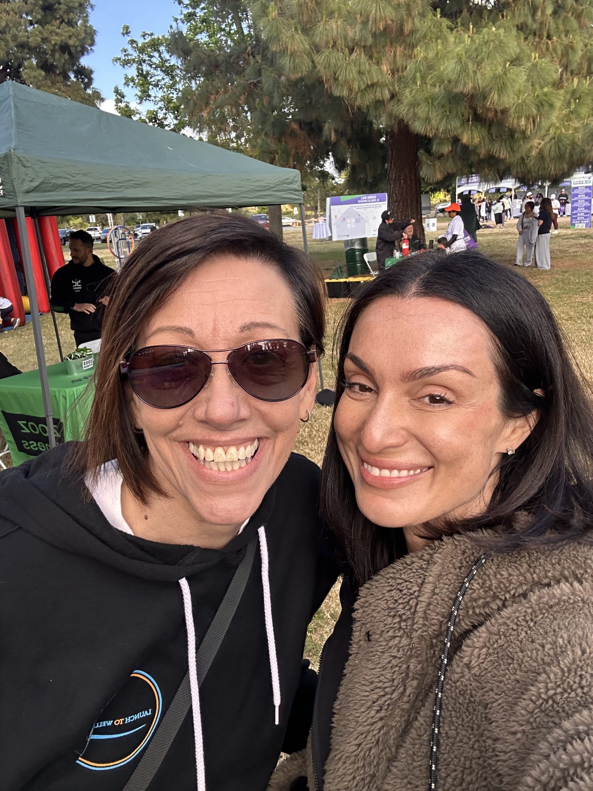 Launch To Wellness team at a mental health awareness event in the San Fernando Valley