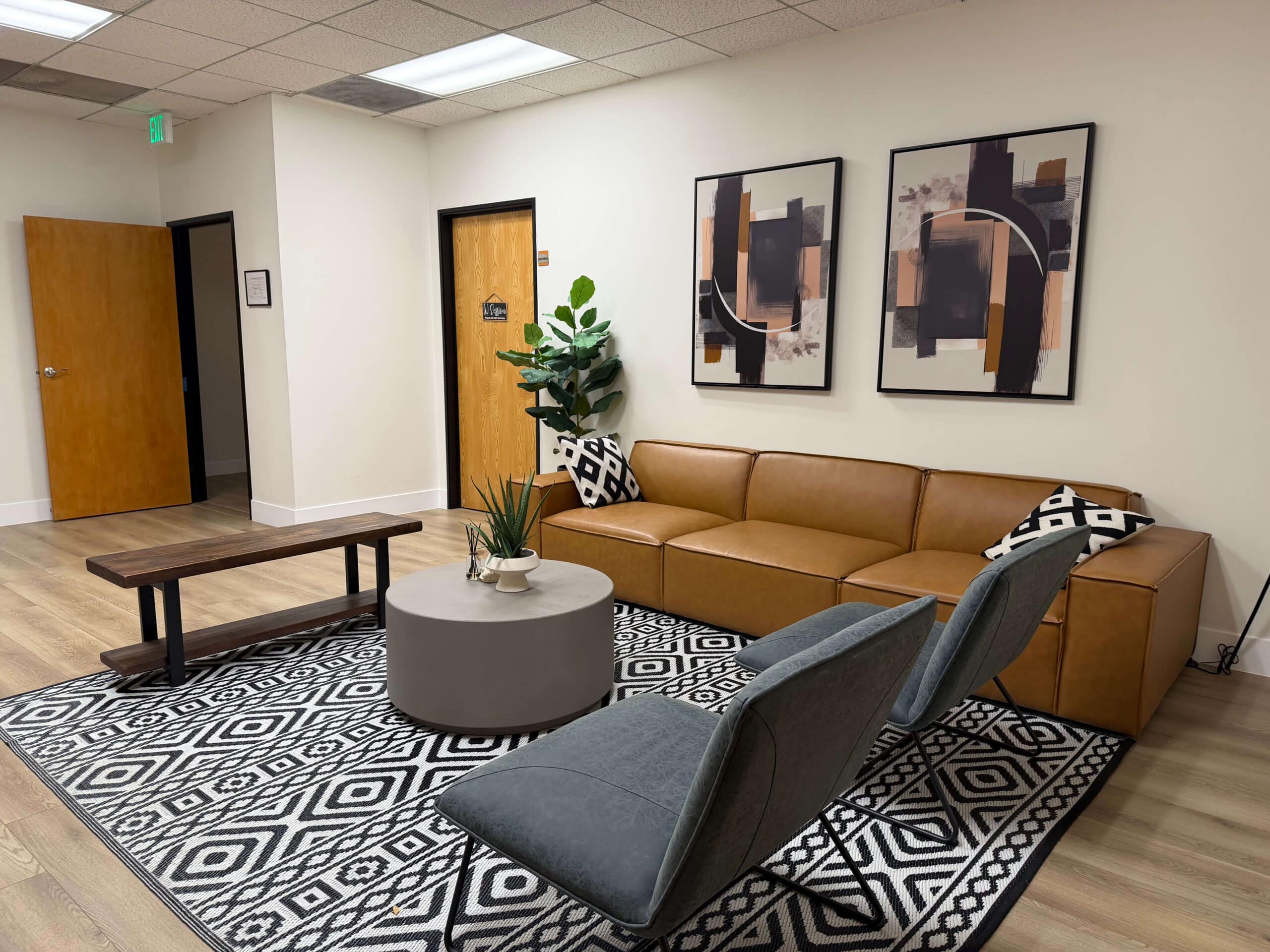 Second lobby at Launch To Wellness