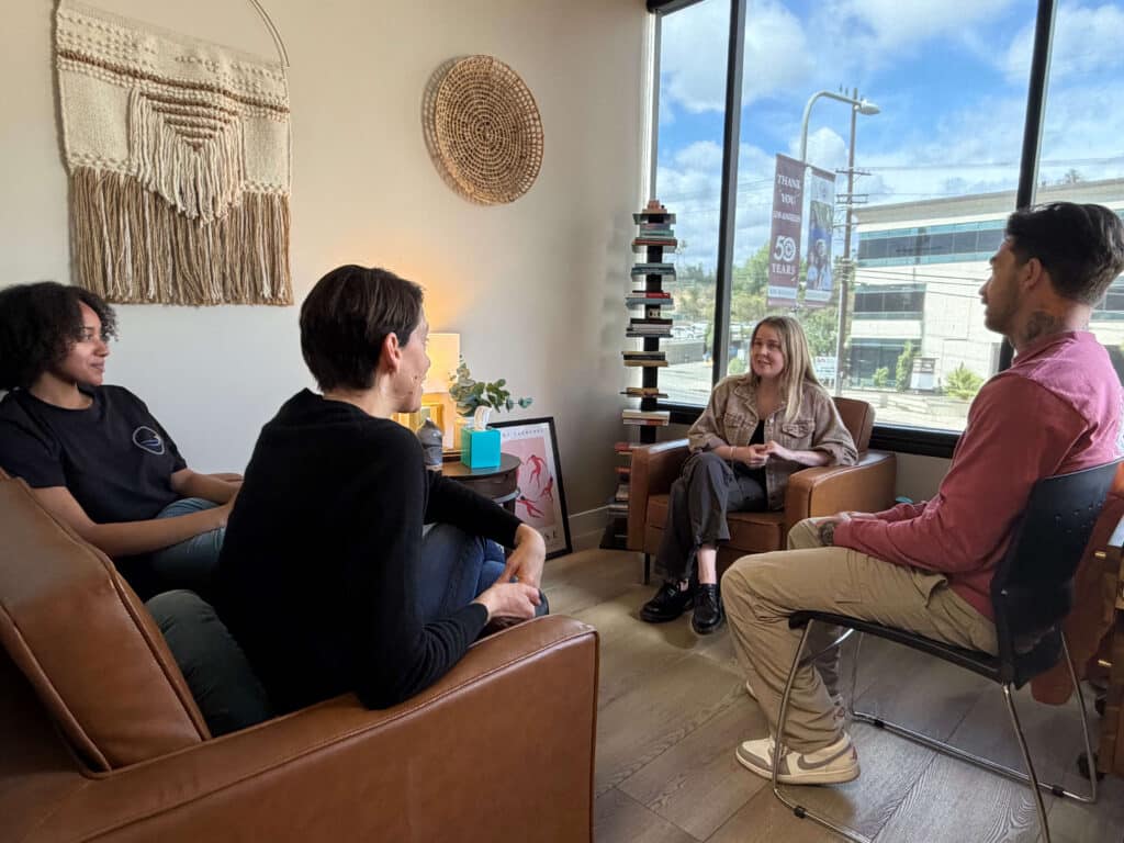 Family therapy session at Launch To Wellness