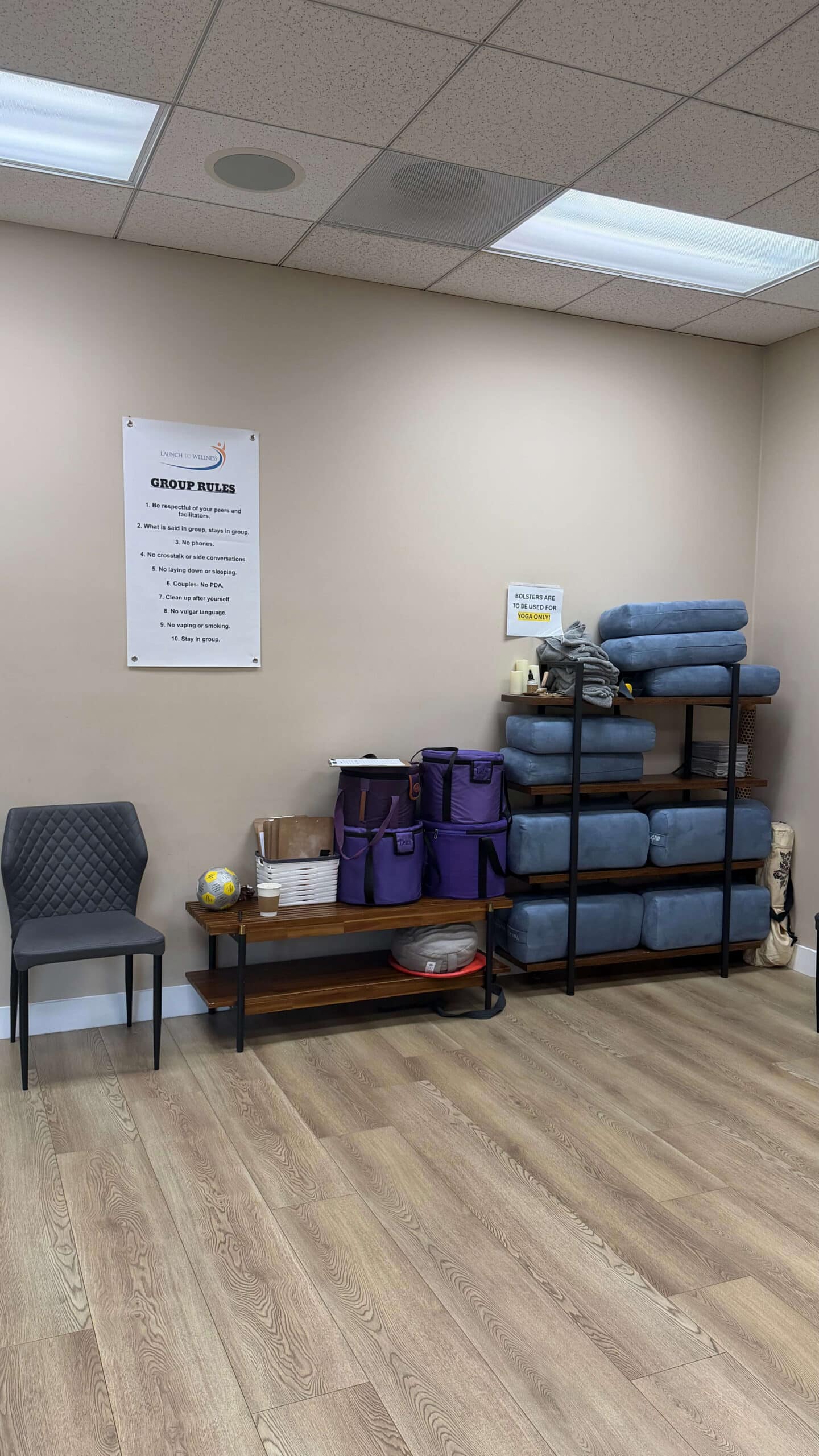 Counseling setting for the Mental Health Diversion Program at Launch To Wellness